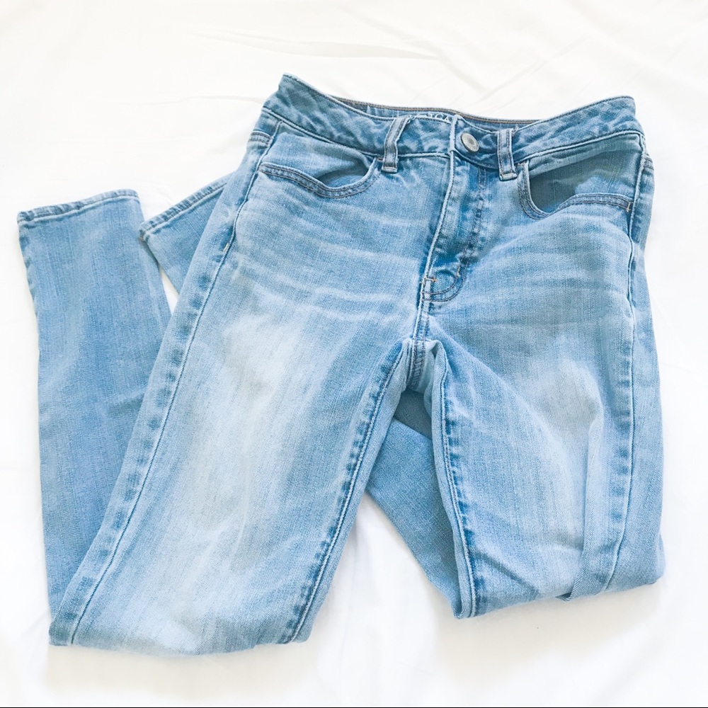 American Eagle Super Stretch High Waisted Jeans